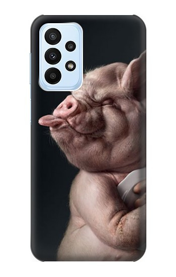 W1273 Crazy Pig Case Cover Custodia e Flip Case per Samsung Galaxy A23