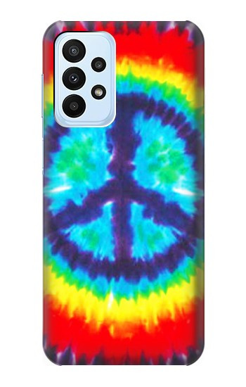 W1870 Tie Dye Peace Case Cover Custodia e Flip Case per Samsung Galaxy A23