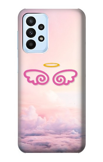 W2514 Cute Angel Wings Case Cover Custodia e Flip Case per Samsung Galaxy A23 W2514 Cute Angel Wings Case Cover Custodia e Flip Case per Samsung Galaxy A23