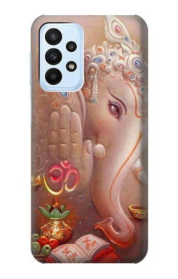 W2678 Hindu God Ganesha Lord of Success Case Cover Custodia e Flip Case per Samsung Galaxy A23 W2678 Hindu God Ganesha Lord of Success Case Cover Custodia e Flip Case per Samsung Galaxy A23