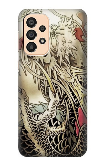 W0122 Yakuza Tattoo Case Cover Custodia e Flip Case per Samsung Galaxy A33 5G