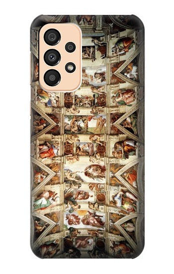 W0177 Michelangelo Chapel ceiling Case Cover Custodia e Flip Case per Samsung Galaxy A33 5G W0177 Michelangelo Chapel ceiling Case Cover Custodia e Flip Case per Samsung Galaxy A33 5G