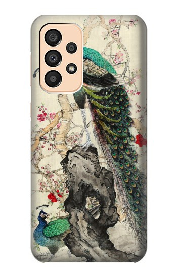 W2086 Peacock Painting Case Cover Custodia e Flip Case per Samsung Galaxy A33 5G