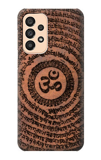 W2874 Om Symbol Tattoo Case Cover Custodia e Flip Case per Samsung Galaxy A33 5G