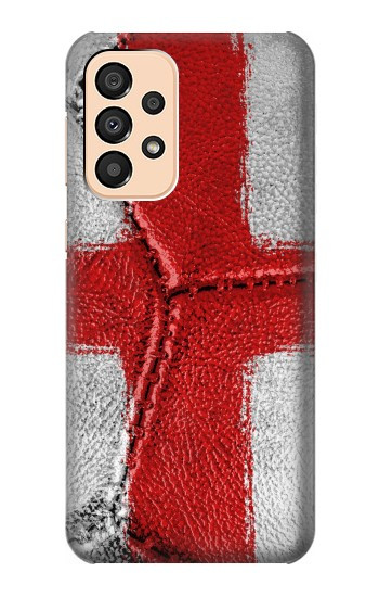 W3316 England Flag Vintage Football Graphic Case Cover Custodia e Flip Case per Samsung Galaxy A33 5G