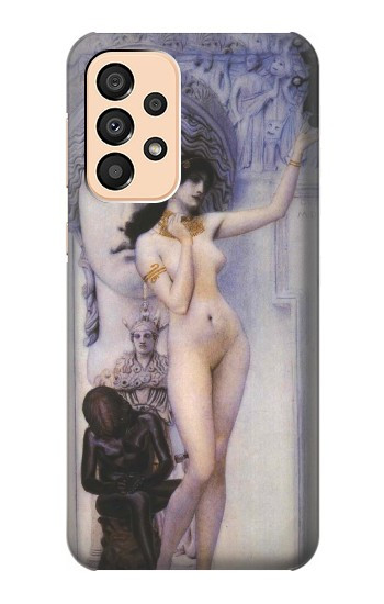 W3353 Gustav Klimt Allegory of Sculpture Case Cover Custodia e Flip Case per Samsung Galaxy A33 5G