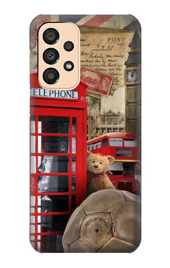 W3856 Vintage London British Case Cover Custodia e Flip Case per Samsung Galaxy A33 5G