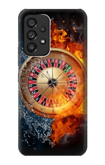 W2289 Roulette Casino Gamble Case Cover Custodia e Flip Case per Samsung Galaxy A53 5G