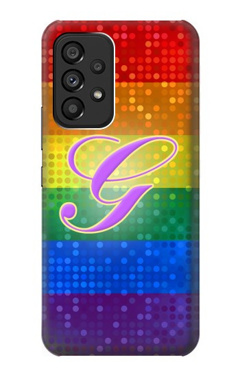 W2899 Rainbow LGBT Gay Pride Flag Case Cover Custodia e Flip Case per Samsung Galaxy A53 5G