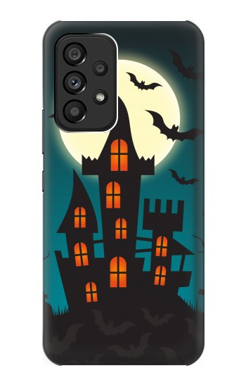 W3268 Halloween Festival Castle Case Cover Custodia e Flip Case per Samsung Galaxy A53 5G