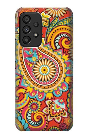 W3402 Floral Paisley Pattern Seamless Case Cover Custodia e Flip Case per Samsung Galaxy A53 5G