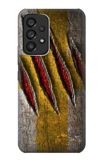 W3603 Wolverine Claw Slash Case Cover Custodia e Flip Case per Samsung Galaxy A53 5G