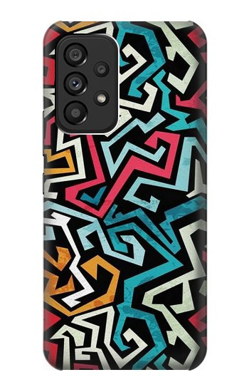 W3712 Pop Art Pattern Case Cover Custodia e Flip Case per Samsung Galaxy A53 5G