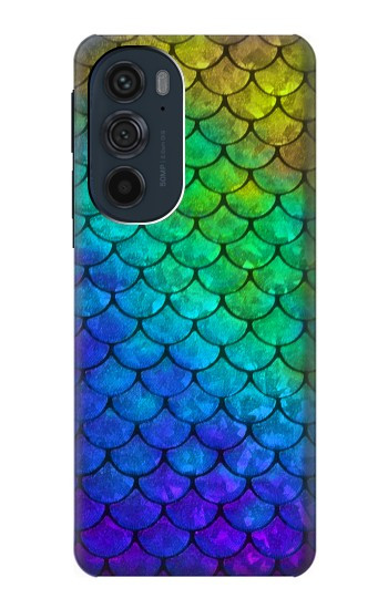 W2930 Mermaid Fish Scale Case Cover Custodia e Flip Case per Motorola Edge 30 Pro
