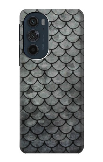 W2950 Silver Fish Scale Case Cover Custodia e Flip Case per Motorola Edge 30 Pro