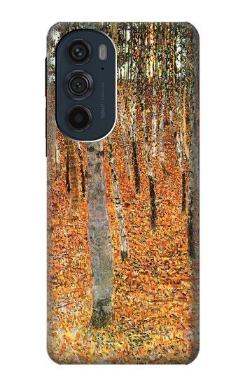 W3380 Gustav Klimt Birch Forest Case Cover Custodia e Flip Case per Motorola Edge 30 Pro W3380 Gustav Klimt Birch Forest Case Cover Custodia e Flip Case per Motorola Edge 30 Pro