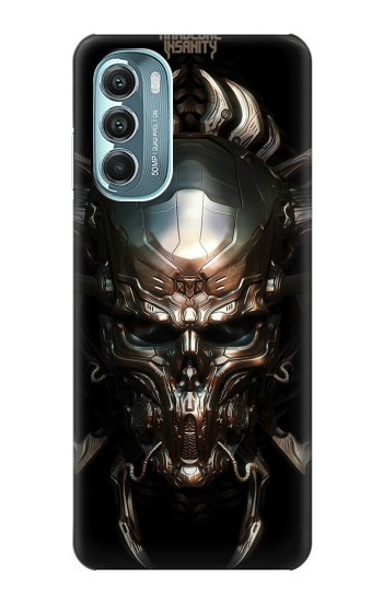 W1027 Hardcore Metal Skull Case Cover Custodia e Flip Case per Motorola Moto G Stylus 5G (2022)