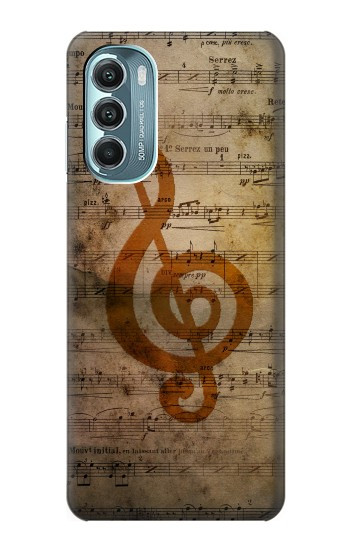 W2368 Sheet Music Notes Case Cover Custodia e Flip Case per Motorola Moto G Stylus 5G (2022)