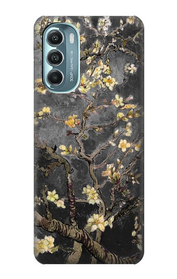 W2664 Black Blossoming Almond Tree Van Gogh Case Cover Custodia e Flip Case per Motorola Moto G Stylus 5G (2022)