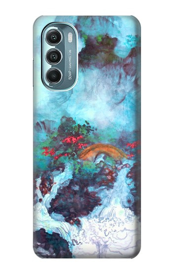 W2724 White Dragon Pool Lui Haisu Case Cover Custodia e Flip Case per Motorola Moto G Stylus 5G (2022)