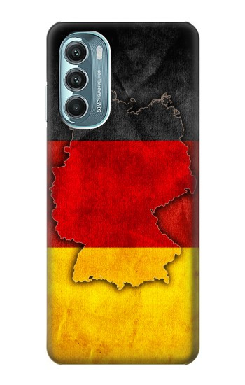 W2935 Germany Flag Map Case Cover Custodia e Flip Case per Motorola Moto G Stylus 5G (2022)