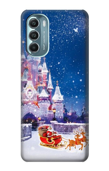 W3282 Santa Xmas Castle Case Cover Custodia e Flip Case per Motorola Moto G Stylus 5G (2022)