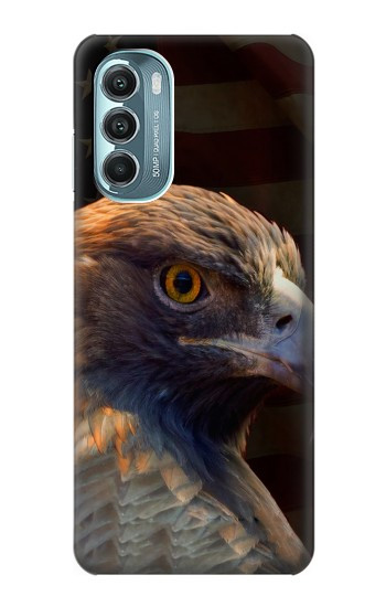 W3376 Eagle American Flag Case Cover Custodia e Flip Case per Motorola Moto G Stylus 5G (2022)