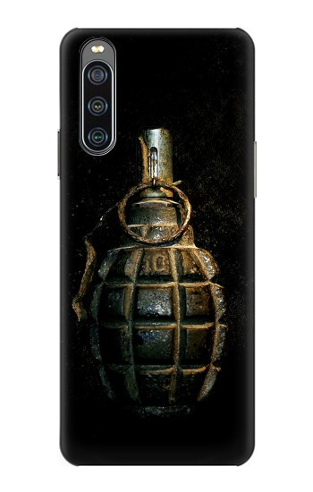 W0881 Hand Grenade Case Cover Custodia e Flip Case per Sony Xperia 10 IV