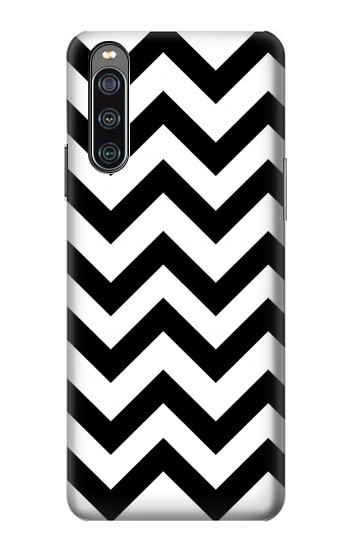 W1613 Chevron Zigzag Case Cover Custodia e Flip Case per Sony Xperia 10 IV