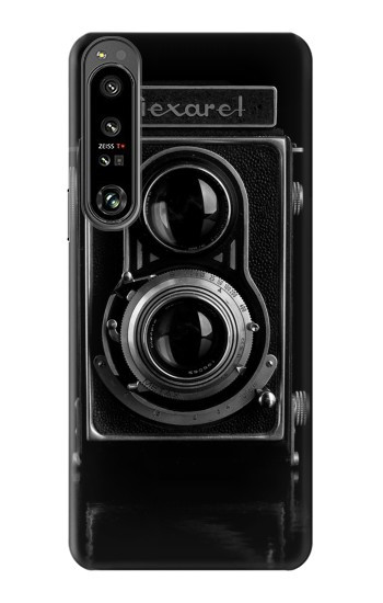 W1979 Vintage Camera Case Cover Custodia e Flip Case per Sony Xperia 1 IV
