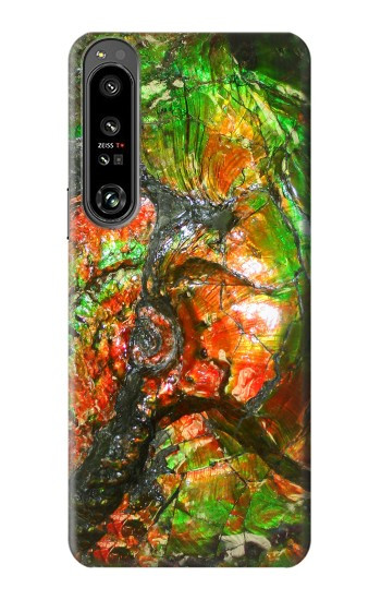 W2694 Ammonite Fossil Case Cover Custodia e Flip Case per Sony Xperia 1 IV