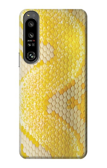 W2713 Yellow Snake Skin Graphic Printed Case Cover Custodia e Flip Case per Sony Xperia 1 IV W2713 Yellow Snake Skin Graphic Printed Case Cover Custodia e Flip Case per Sony Xperia 1 IV