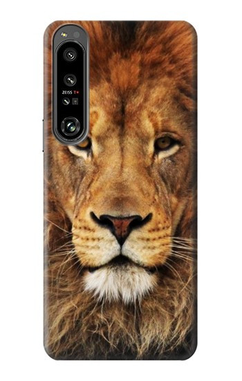 W2870 Lion King of Beasts Case Cover Custodia e Flip Case per Sony Xperia 1 IV