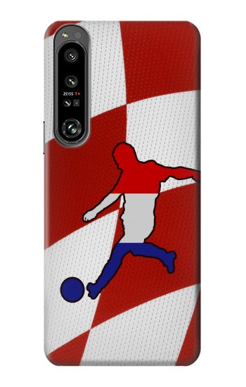 W2993 Croatia Football Soccer Case Cover Custodia e Flip Case per Sony Xperia 1 IV