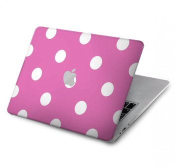 W2358 Pink Polka Dots Case Cover Custodia per MacBook Air 13″ (2022,2025) - A2681, A3113, A3240