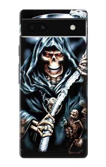 W0295 Grim Reaper Case Cover Custodia e Flip Case per Google Pixel 6a