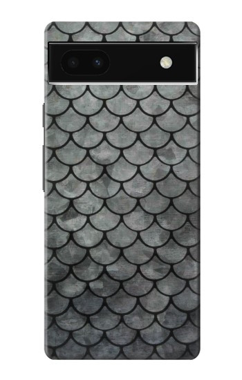 W2950 Silver Fish Scale Case Cover Custodia e Flip Case per Google Pixel 6a W2950 Silver Fish Scale Case Cover Custodia e Flip Case per Google Pixel 6a