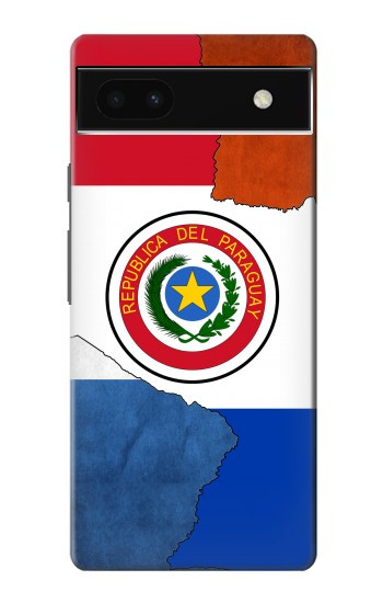 W3017 Paraguay Flag Case Cover Custodia e Flip Case per Google Pixel 6a