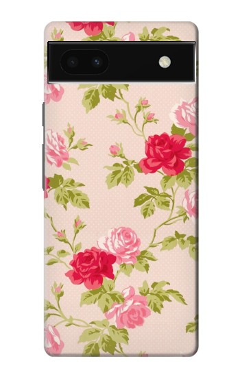 W3037 Pretty Rose Cottage Flora Case Cover Custodia e Flip Case per Google Pixel 6a