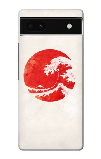 W3237 Waves Japan Flag Case Cover Custodia e Flip Case per Google Pixel 6a