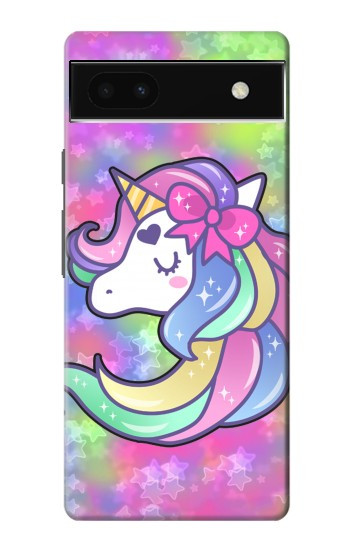 W3264 Pastel Unicorn Case Cover Custodia e Flip Case per Google Pixel 6a