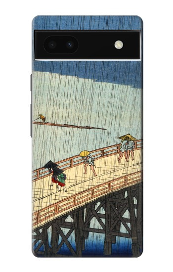 W3347 Utagawa Hiroshige Sudden shower Case Cover Custodia e Flip Case per Google Pixel 6a