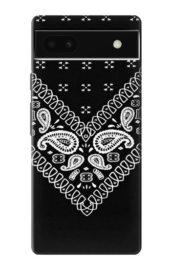W3363 Bandana Black Pattern Case Cover Custodia e Flip Case per Google Pixel 6a W3363 Bandana Black Pattern Case Cover Custodia e Flip Case per Google Pixel 6a