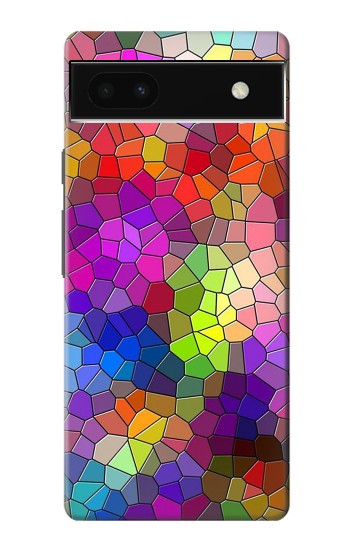 W3677 Colorful Brick Mosaics Case Cover Custodia e Flip Case per Google Pixel 6a