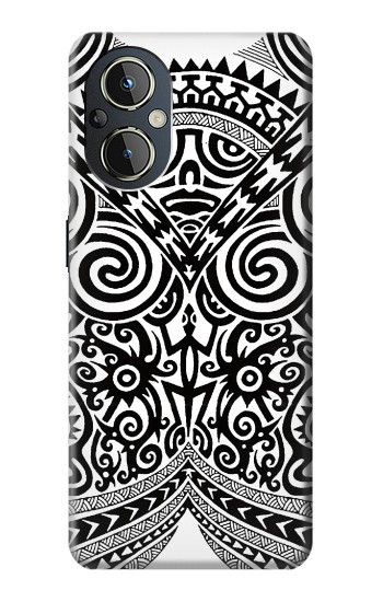 W1655 Maori Tattoo Case Cover Custodia e Flip Case per OnePlus Nord N20 5G