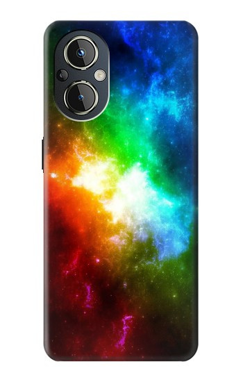 W2312 Colorful Rainbow Space Galaxy Case Cover Custodia e Flip Case per OnePlus Nord N20 5G