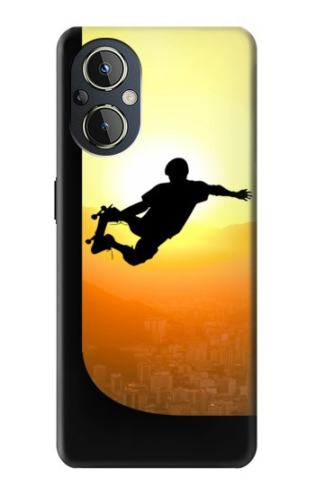 W2676 Extreme Skateboard Sunset Case Cover Custodia e Flip Case per OnePlus Nord N20 5G