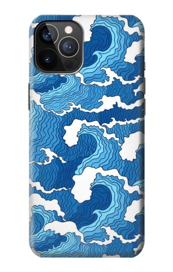 W3901 Aesthetic Storm Ocean Waves Case Cover Custodia e Flip Case per iPhone 12, iPhone 12 Pro