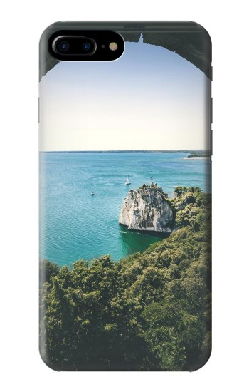 W3865 Europe Duino Beach Italy Case Cover Custodia e Flip Case per iPhone 7 Plus, iPhone 8 Plus