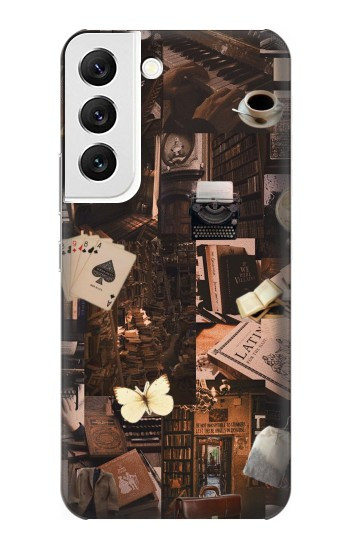 W3877 Dark Academia Case Cover Custodia e Flip Case per Samsung Galaxy S22